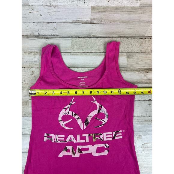 Real Tree APC Ladies Sleeveless Tank Top Pink Sz Sm - Picture 5 of 6